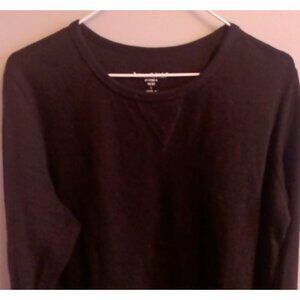 Woman Within Thermal Top L 18/20 Long Sleeve Black